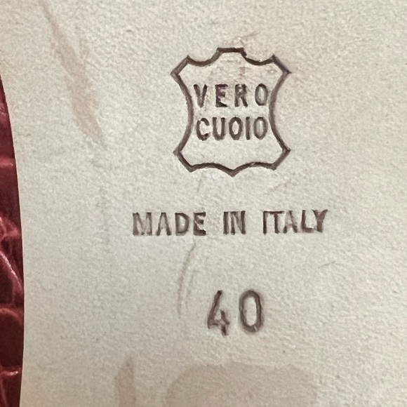 Alligator skin Escada high heels - Picture 5 of 5